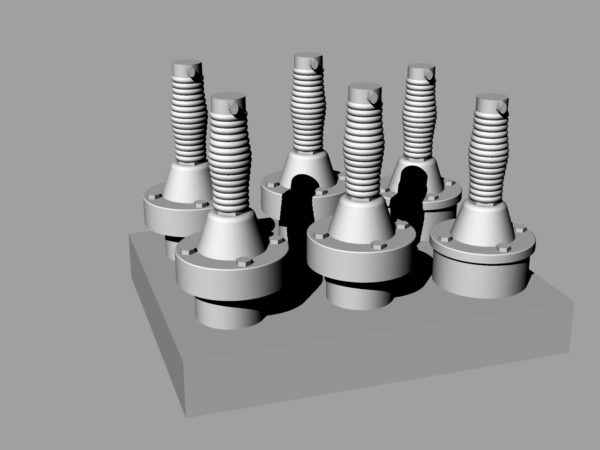 Harris RF-3183 and RF-3184 antenna bases